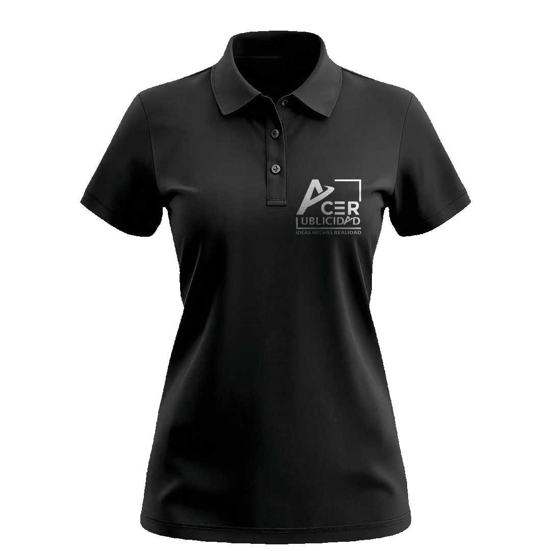 Camisa tipo polo mujer